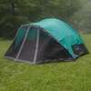 Wakeman Outdoors 6 Person Tent with Screen Room, Teal 75-CMP1120
